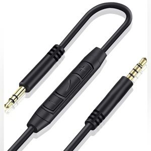* 2 FOR $8 ! * Replacement Cord 3.5mm Mic & Volume-Beats/Sony Headphones/PS4/PS5